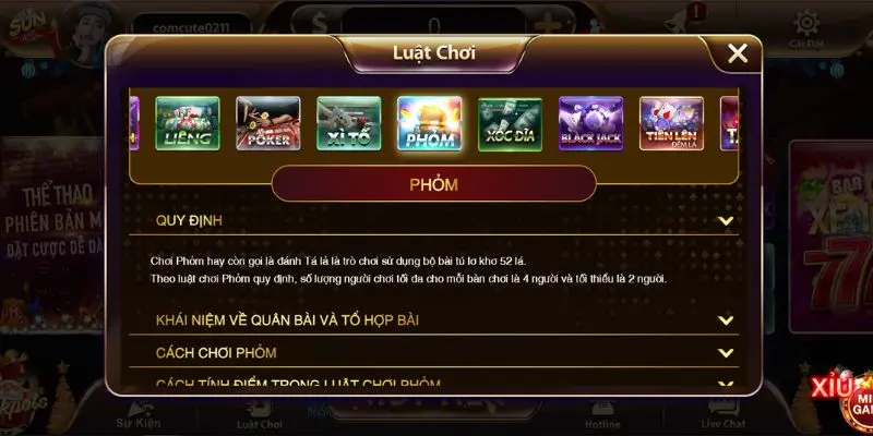 Luật chơi phỏm Sunwin khá đơn giản Luật chơi phỏm Sunwin khá đơn giản