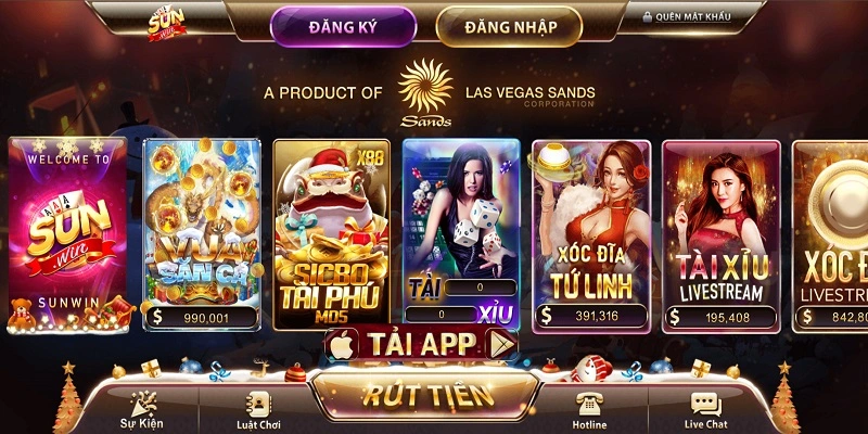 cổng game sunwin với giao diện đẹp mắt