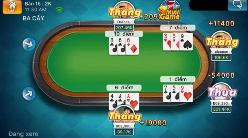 Bi kip choi game 3 cay tai Sunwin 2