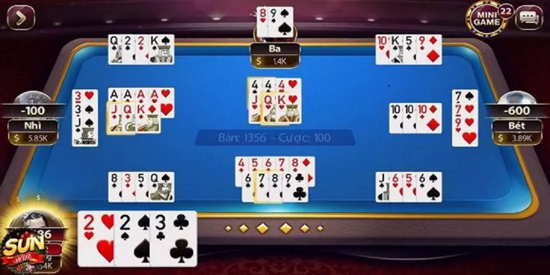 Cach choi game bai Phom tai link tai Sunwin 3
