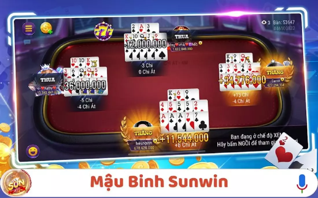 Kham pha cach choi game bai mau binh tai nha game Sunwin 1